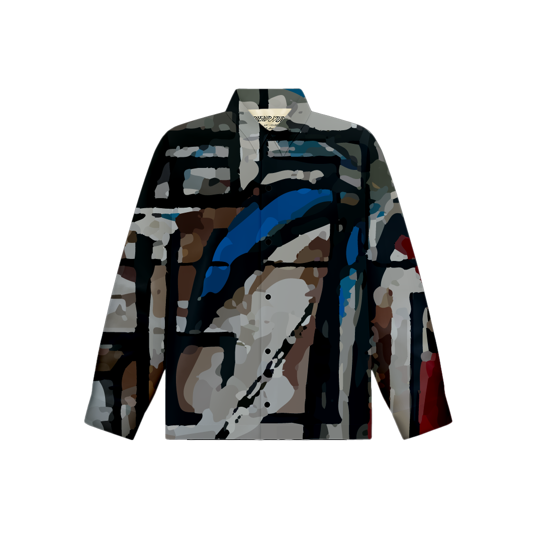 96 DEGREES BUTTON UP